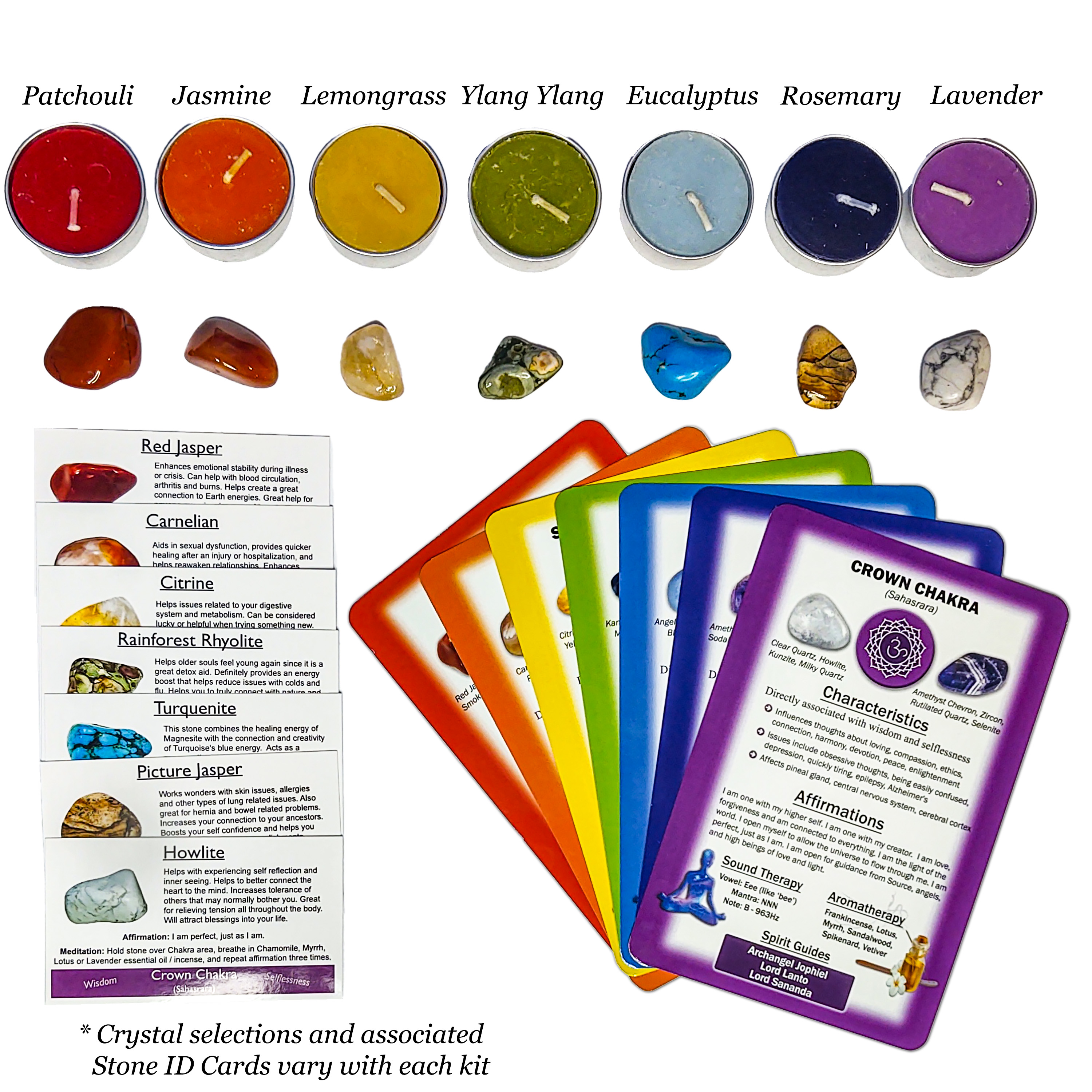 Chakra Clearing Crystal and Aromatherapy Altar Kit