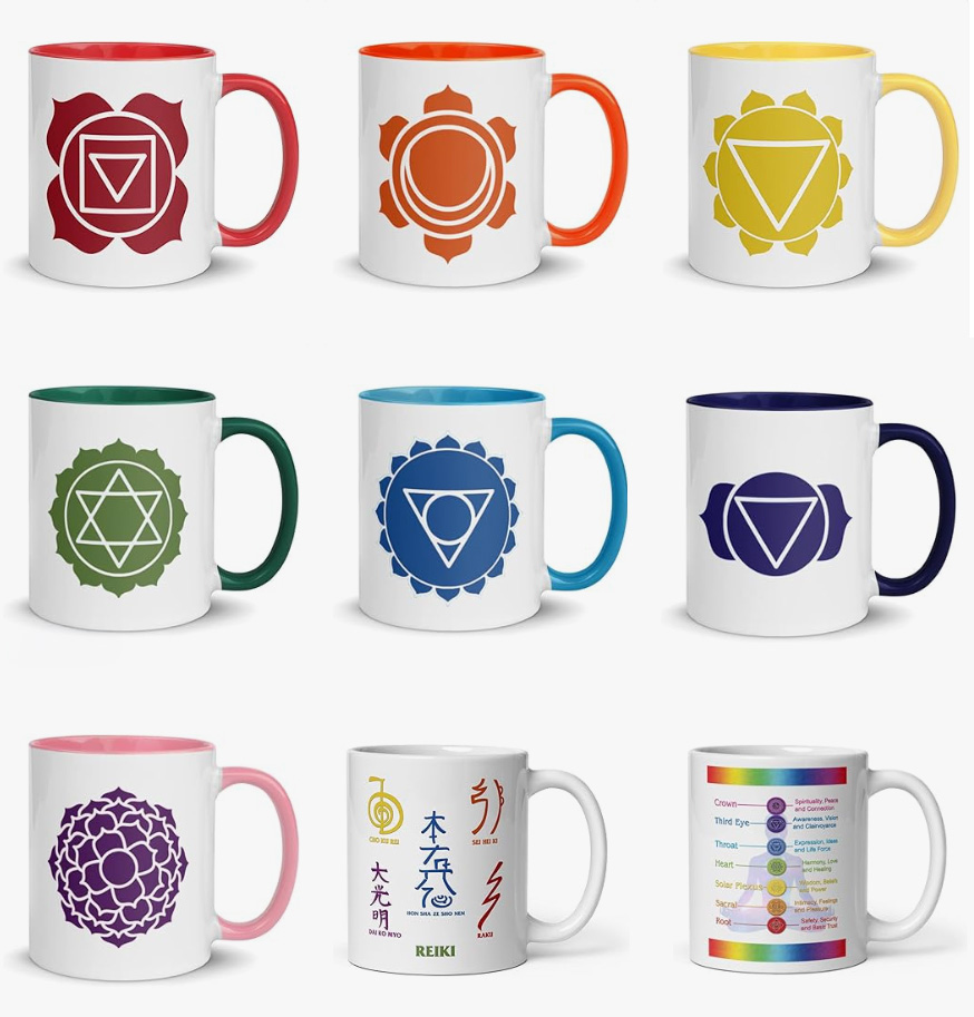 Chakra Reiki Cups
